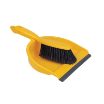 Dustpan & Soft Hand Brush Yellow